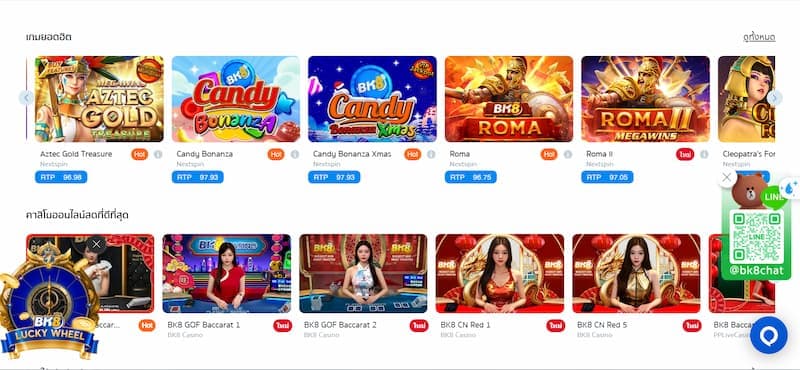 BK8 – เจ้ามือรับพนันระดับนานาชาติที่มีเกม Slot สุดคลาสสิก